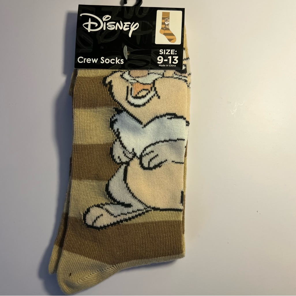 Disney Thumper Crew Socks Size 913